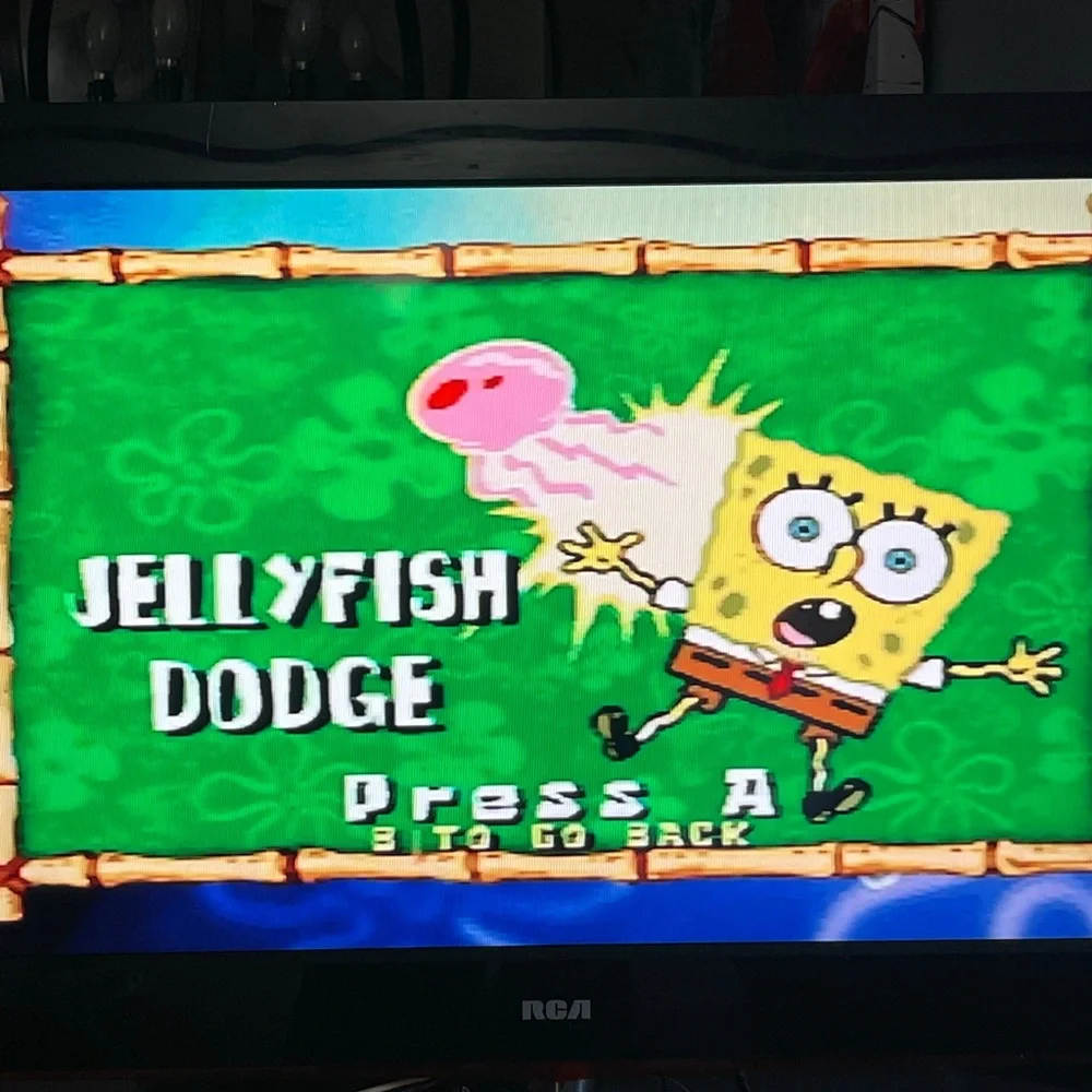 Vintage Jakks Pacific SpongeBob SquarePants Plug & Play TV video game from 2003